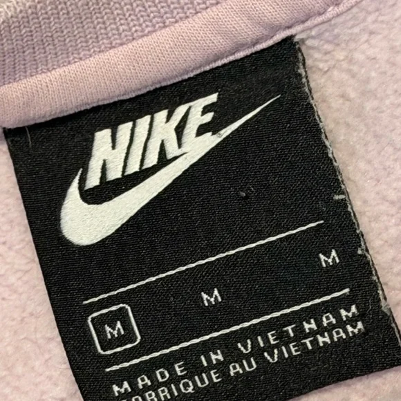 Nike Light Pink Sweatshirt with White Swoosh Tag - Picture 2 of 2